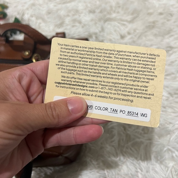 Patricia Nash Convertible Backpack - NWOT - Picture 9 of 9